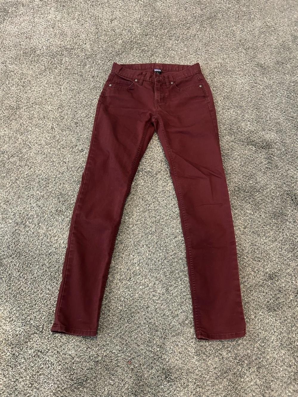 Patagonia Burgundy Straight Leg Pants - size 0